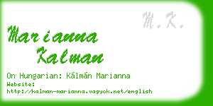marianna kalman business card